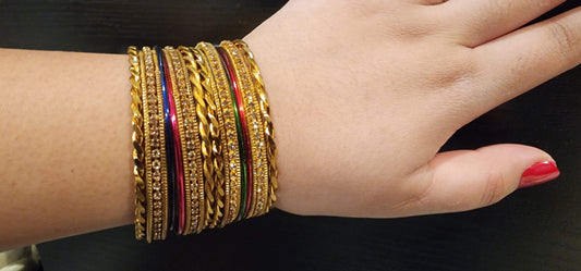 Golden bangles