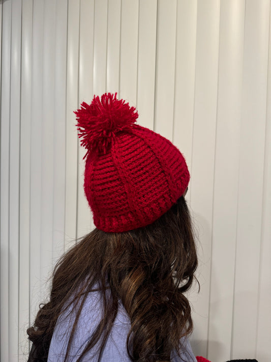 Pom Pom Beanie Hat